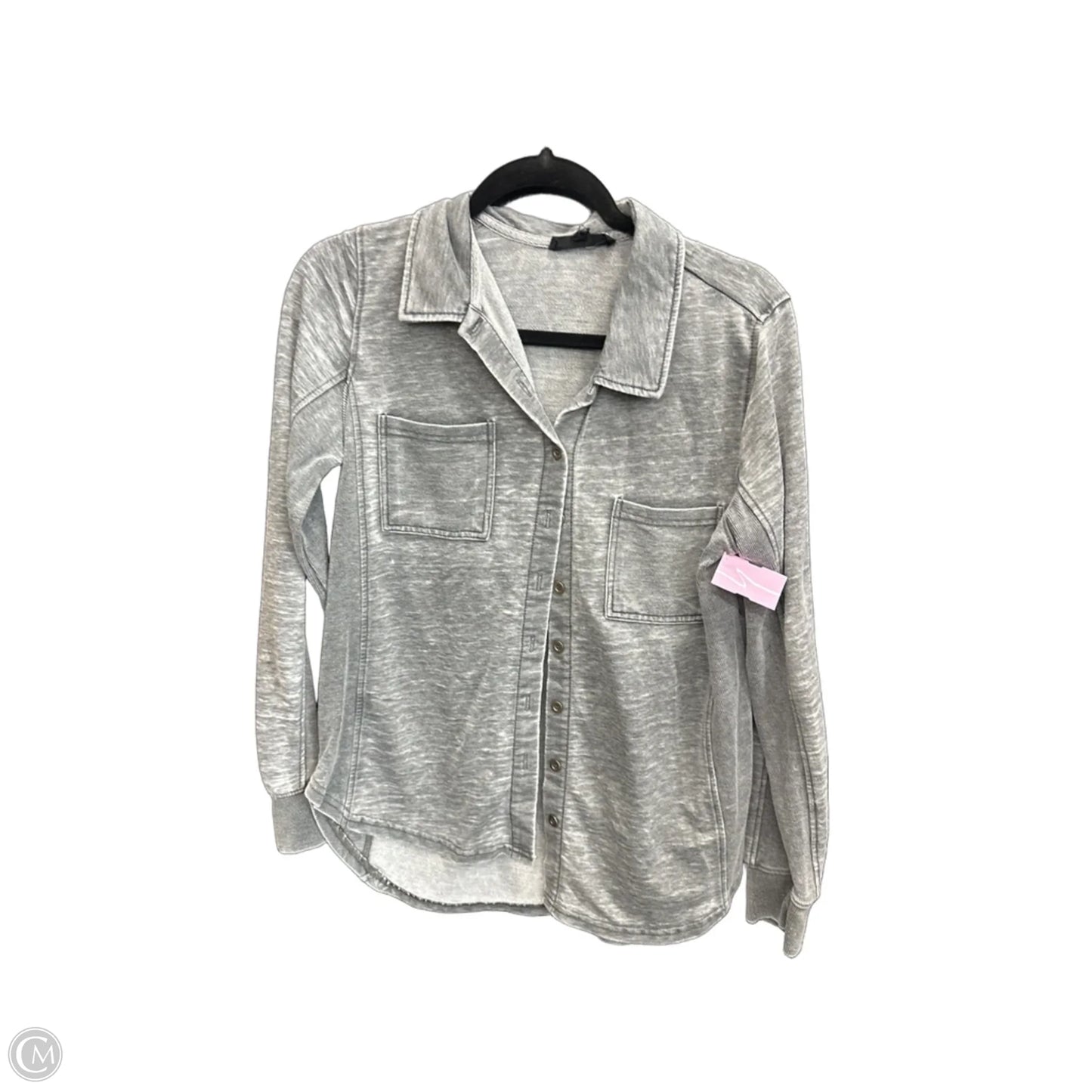 Top Long Sleeve By Jane And Delancey In Grey, Size: M