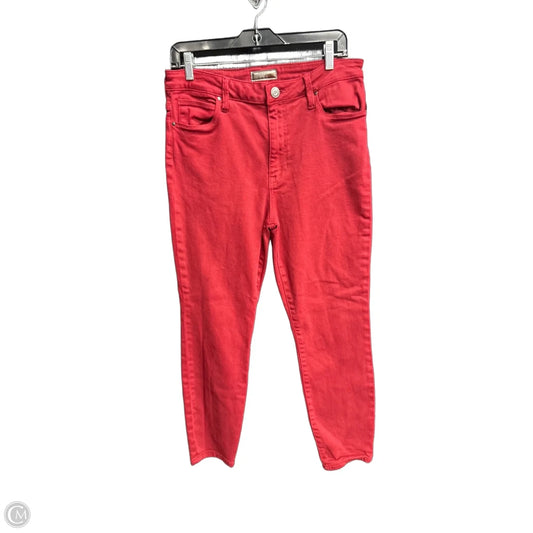 Jeans Skinny By Kut In Red Denim, Size: 10