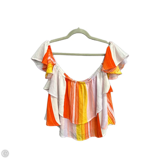 Top Short Sleeve By Buddy Love In Multi-colored, Size: S