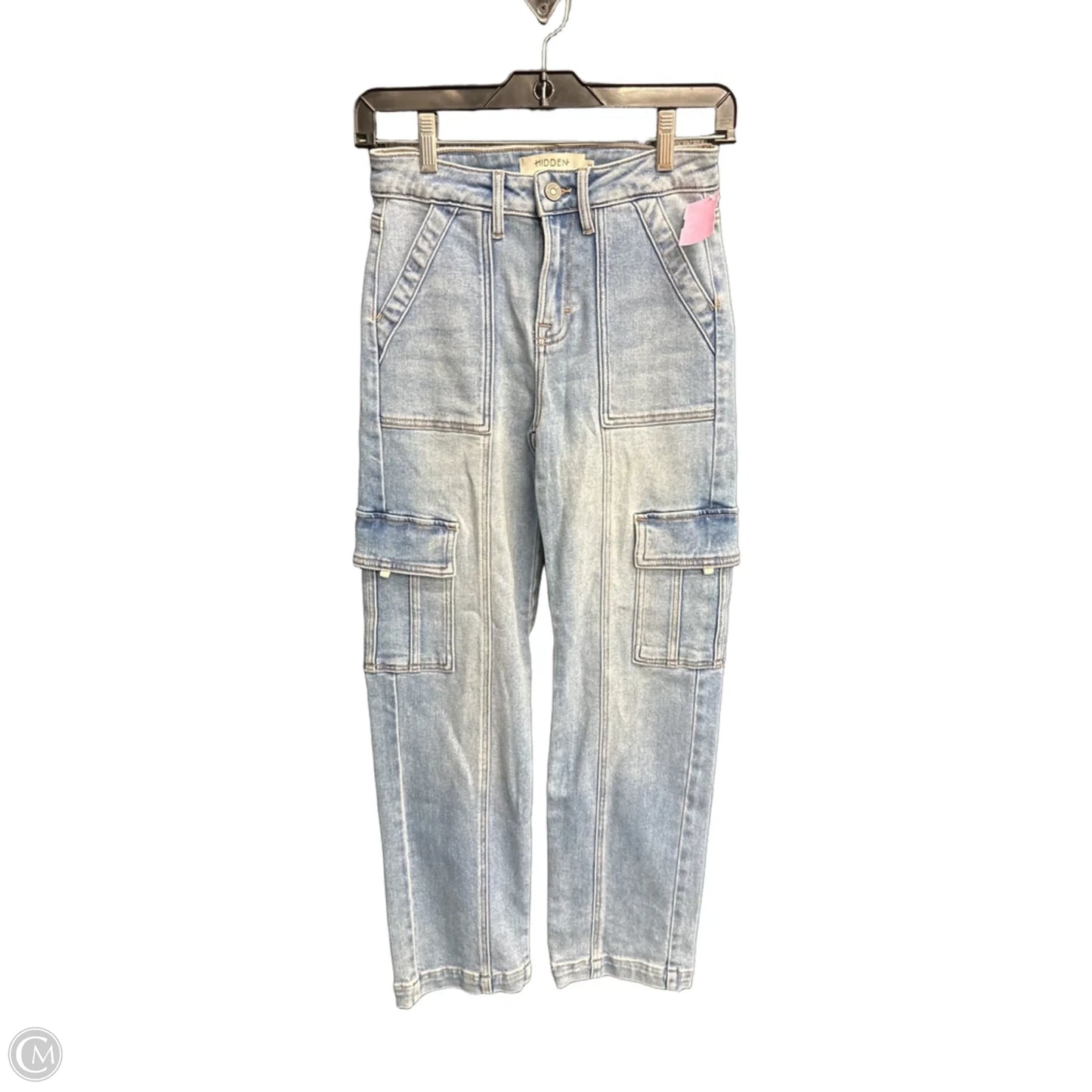 Jeans Wide Leg By Hidden In Blue Denim, Size: 0