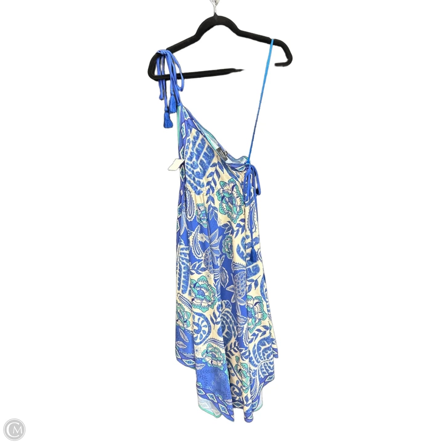 Dress Casual Maxi By Vici In Blue & White, Size: Xs