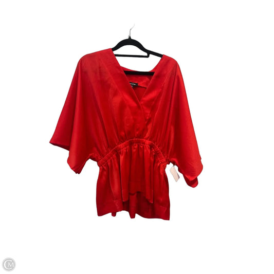 Top Short Sleeve By Mittoshop In Red, Size: S