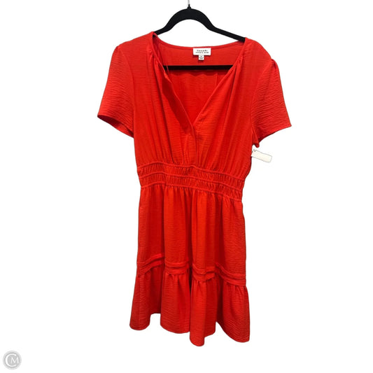 Dress Casual Short By Tahari In Red, Size: M