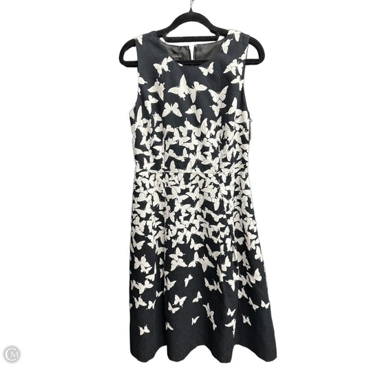 Dress Casual Midi By Talbots In Black & White, Size: Xs