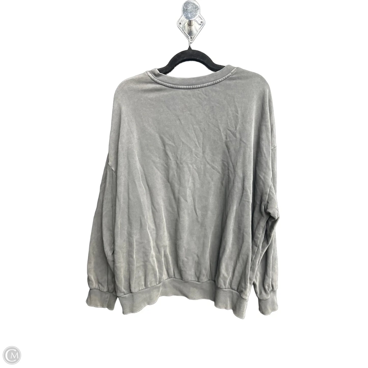 Sweatshirt Collar By Z Supply In Grey, Size: L