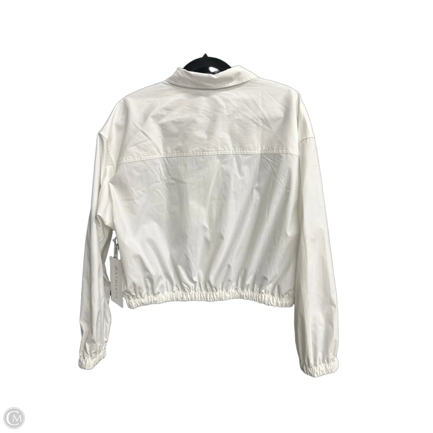 Blouse Long Sleeve By Athleta In White, Size: L