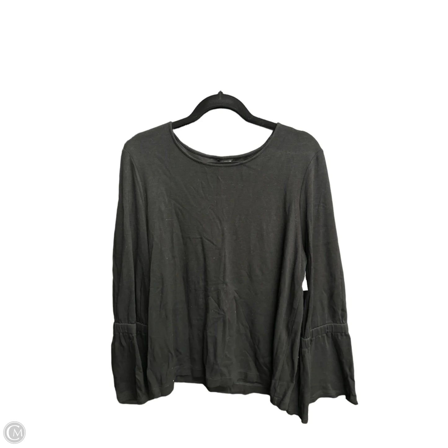 Top Long Sleeve By Ann Taylor In Black, Size: L