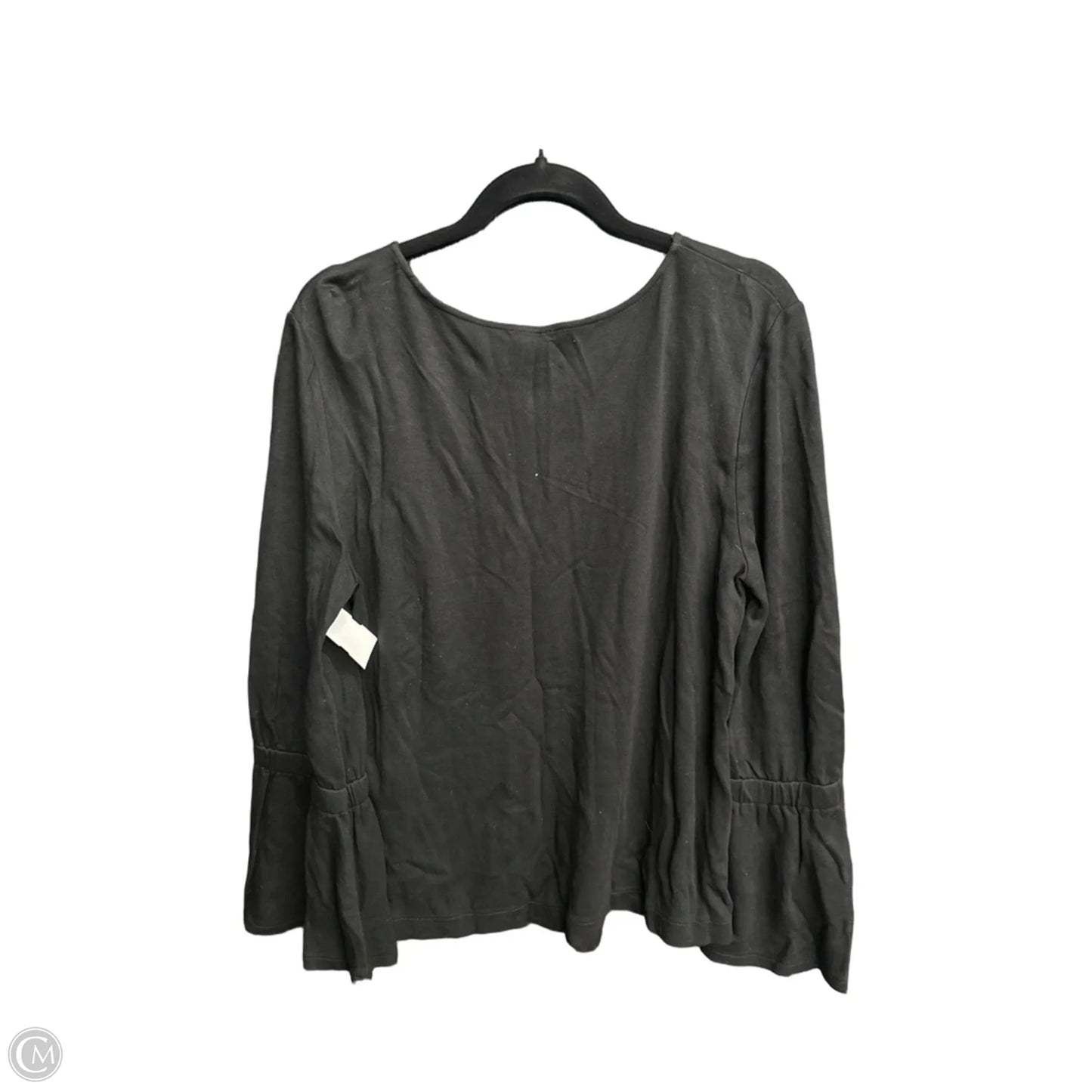 Top Long Sleeve By Ann Taylor In Black, Size: L