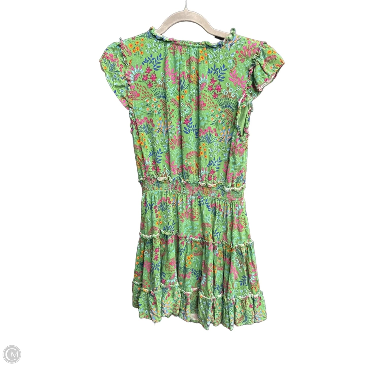 Dress Casual Short By Sugar Lips In Green, Size: Xs