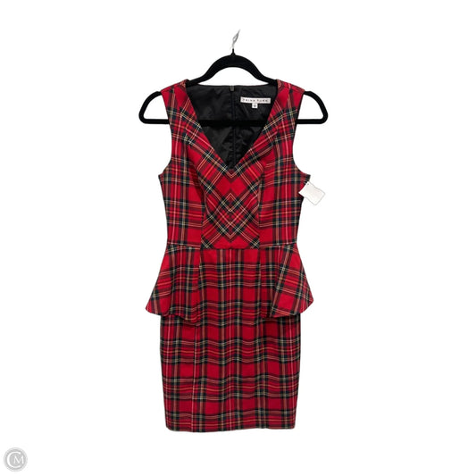 Dress Party Short By Trina Turk In Plaid Pattern, Size: Xs
