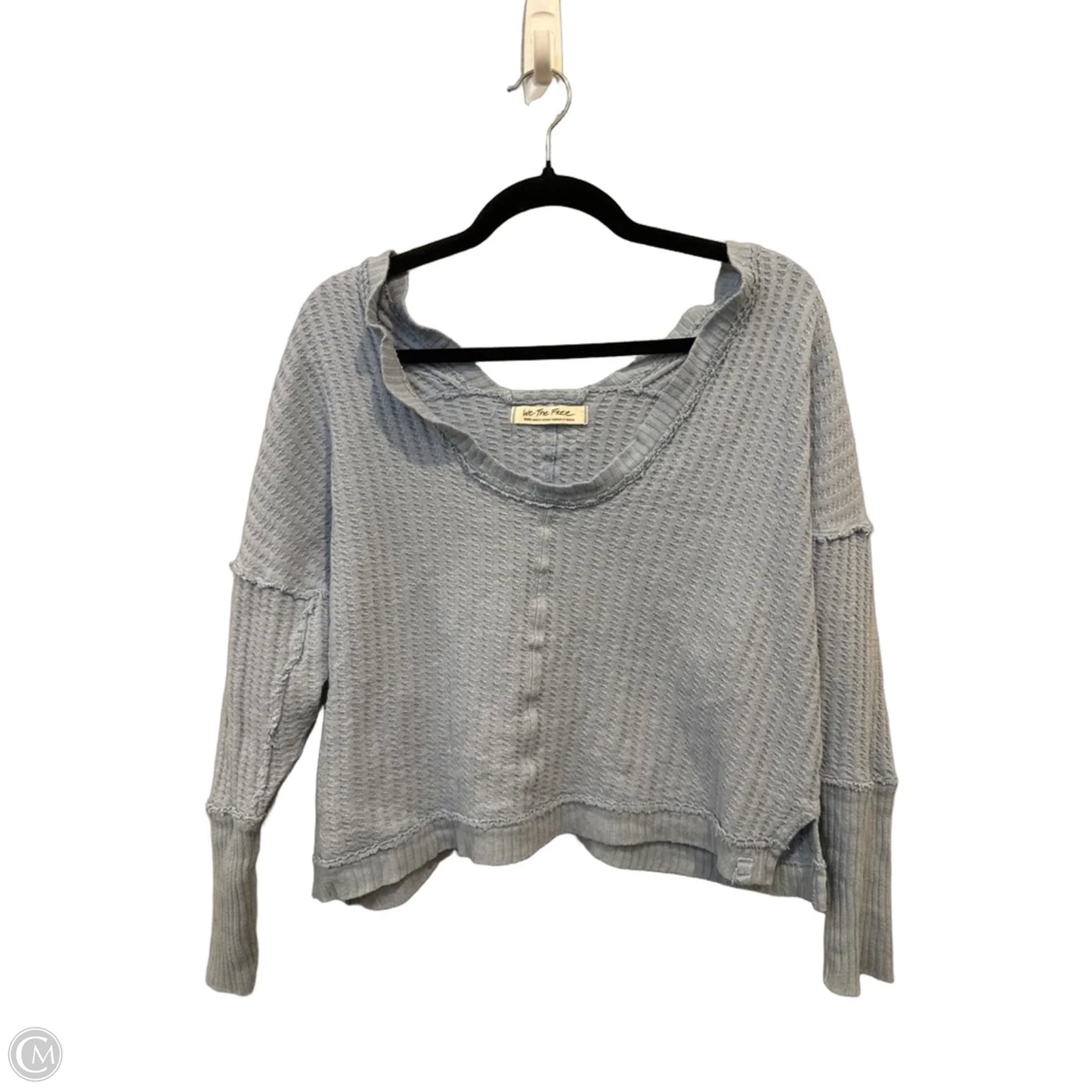 Top Long Sleeve By We The Free In Blue, Size: S
