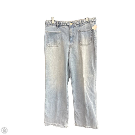 Jeans Wide Leg By D Jeans In Blue Denim, Size: 12