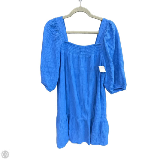 Dress Casual Short By Scoop In Blue, Size: M
