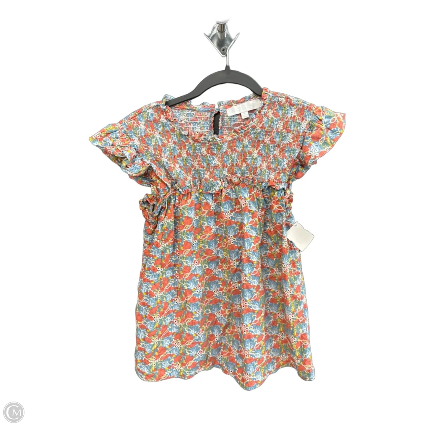 Top Sleeveless By Sugar Lips In Floral Print, Size: M