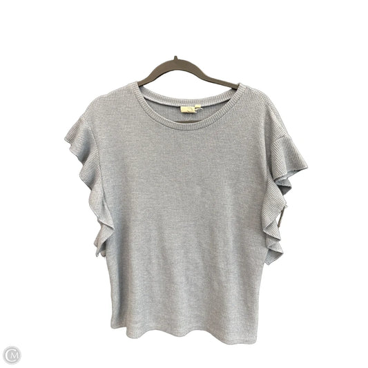 Top Short Sleeve By Clothes Mentor In Blue, Size: S