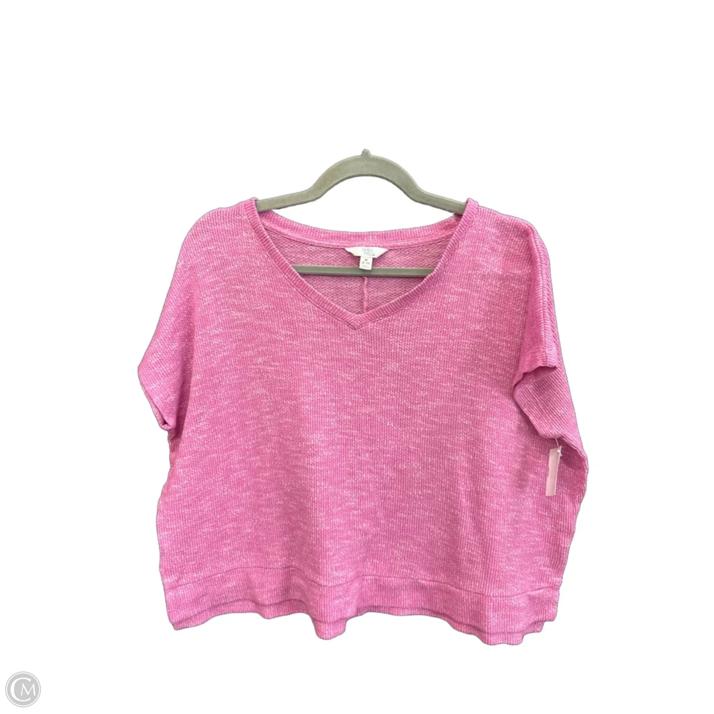 Top Short Sleeve By Time And Tru In Pink, Size: M