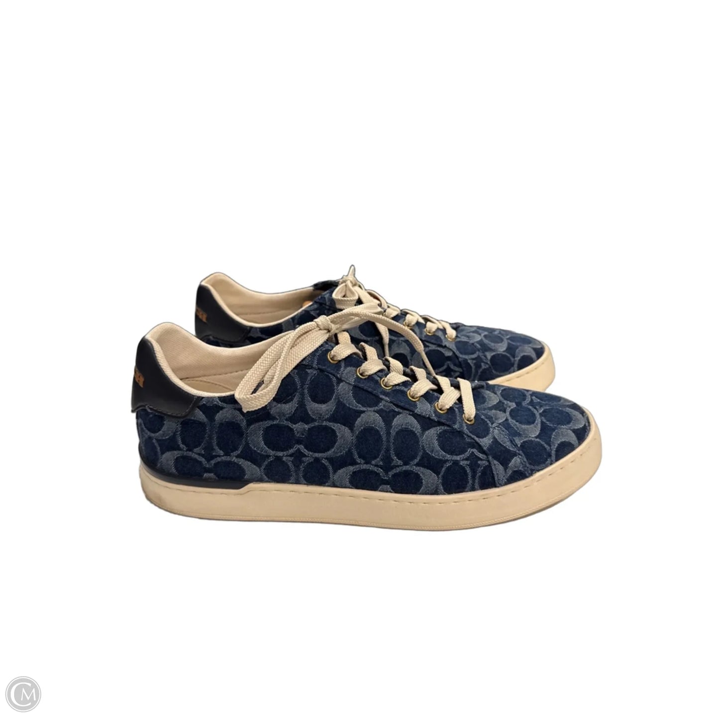 Shoes Designer By Coach In Blue Denim, Size: 11.5