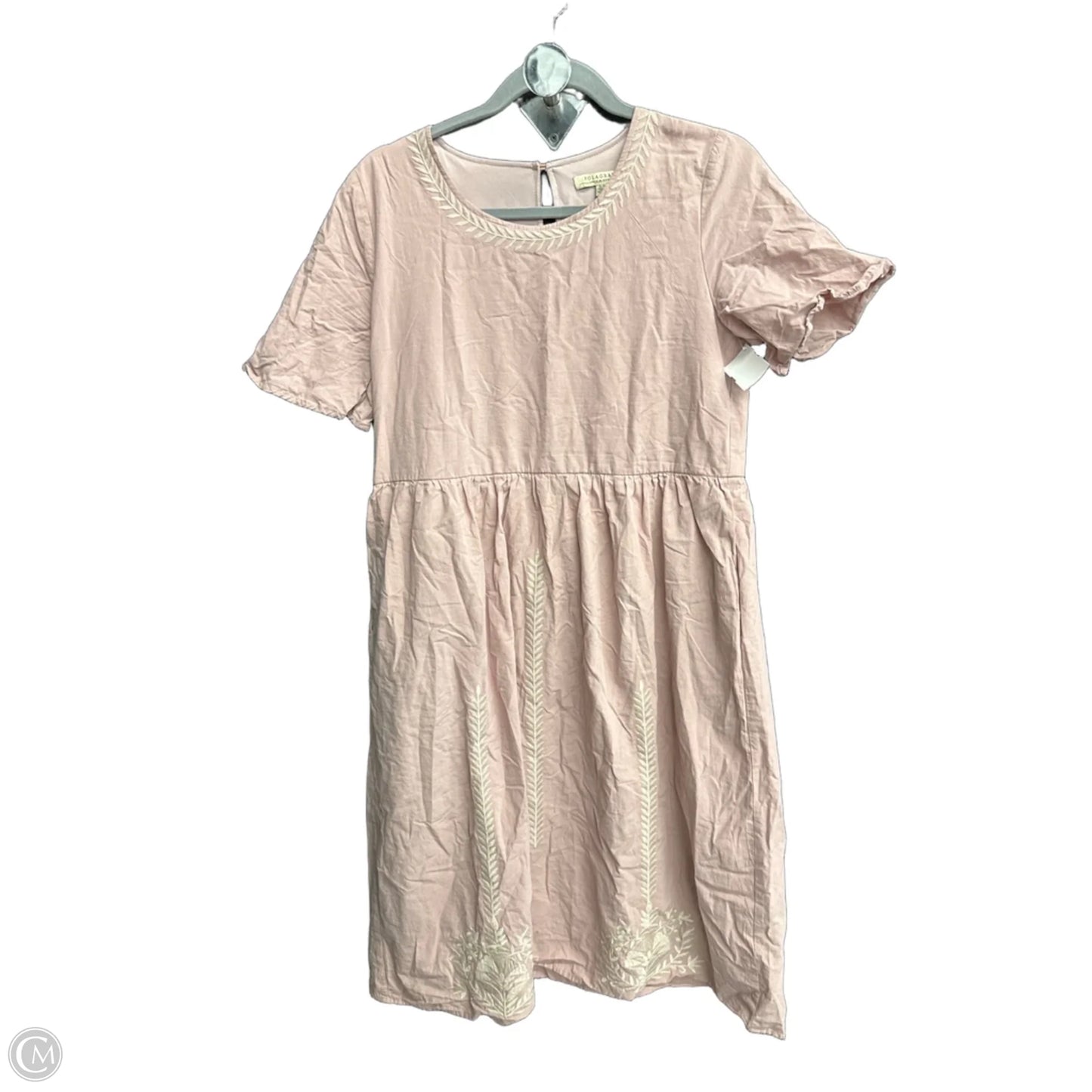 Dress Casual Midi By Polagram In Pink, Size: S