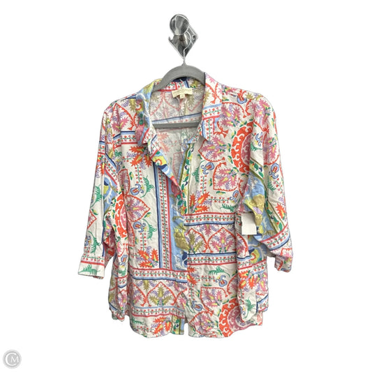Top Short Sleeve By Cynthia Rowley In Multi-colored, Size: 2x