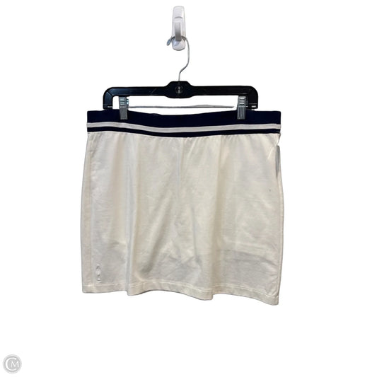 Athletic Skort By Lauren By Ralph Lauren In White, Size: M