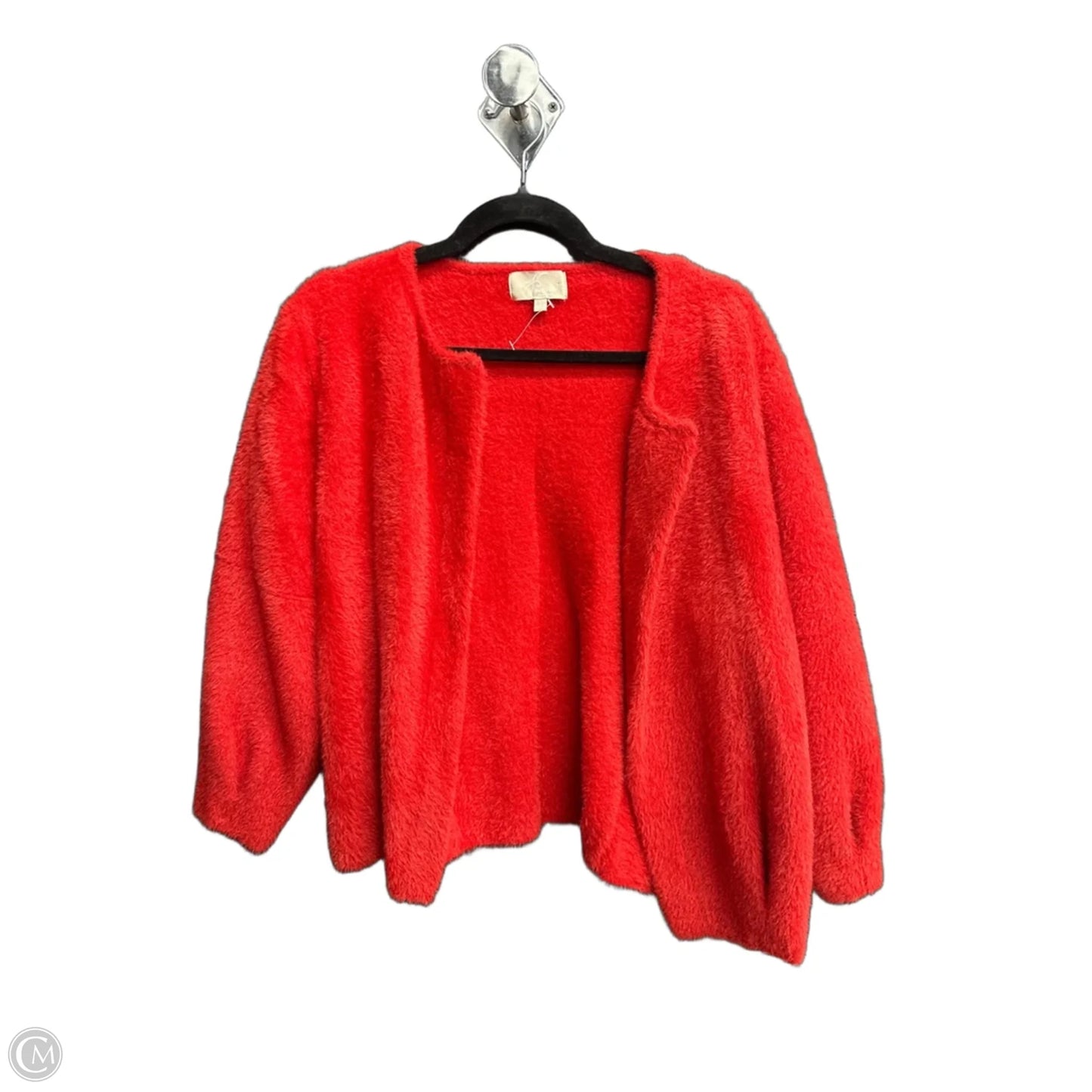 Cardigan By Joan Vass In Red, Size: L