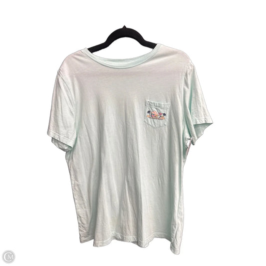 Top Short Sleeve By Vineyard Vines In Blue, Size: Xl