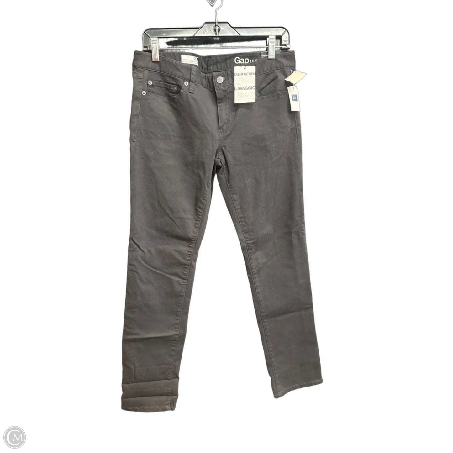 Jeans Straight By Gap In Black, Size: 6