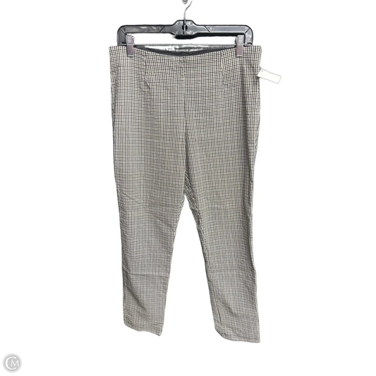 Pants Dress By Calvin Klein In Plaid Pattern, Size: 12