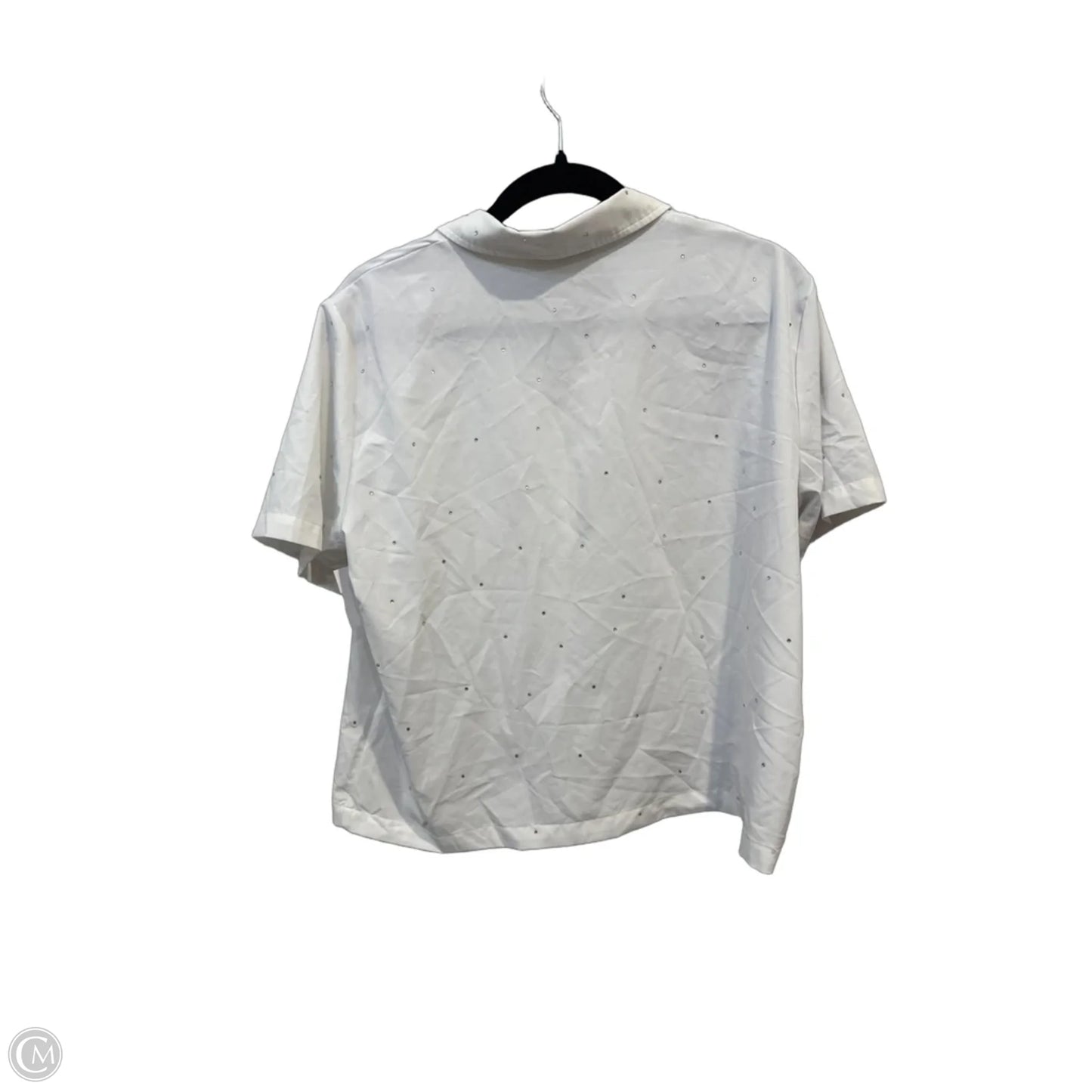 Top Short Sleeve By Modern Works In White, Size: L