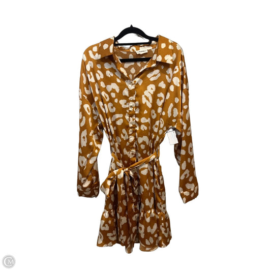 Dress Casual Short By Ee Some In Orange, Size: M