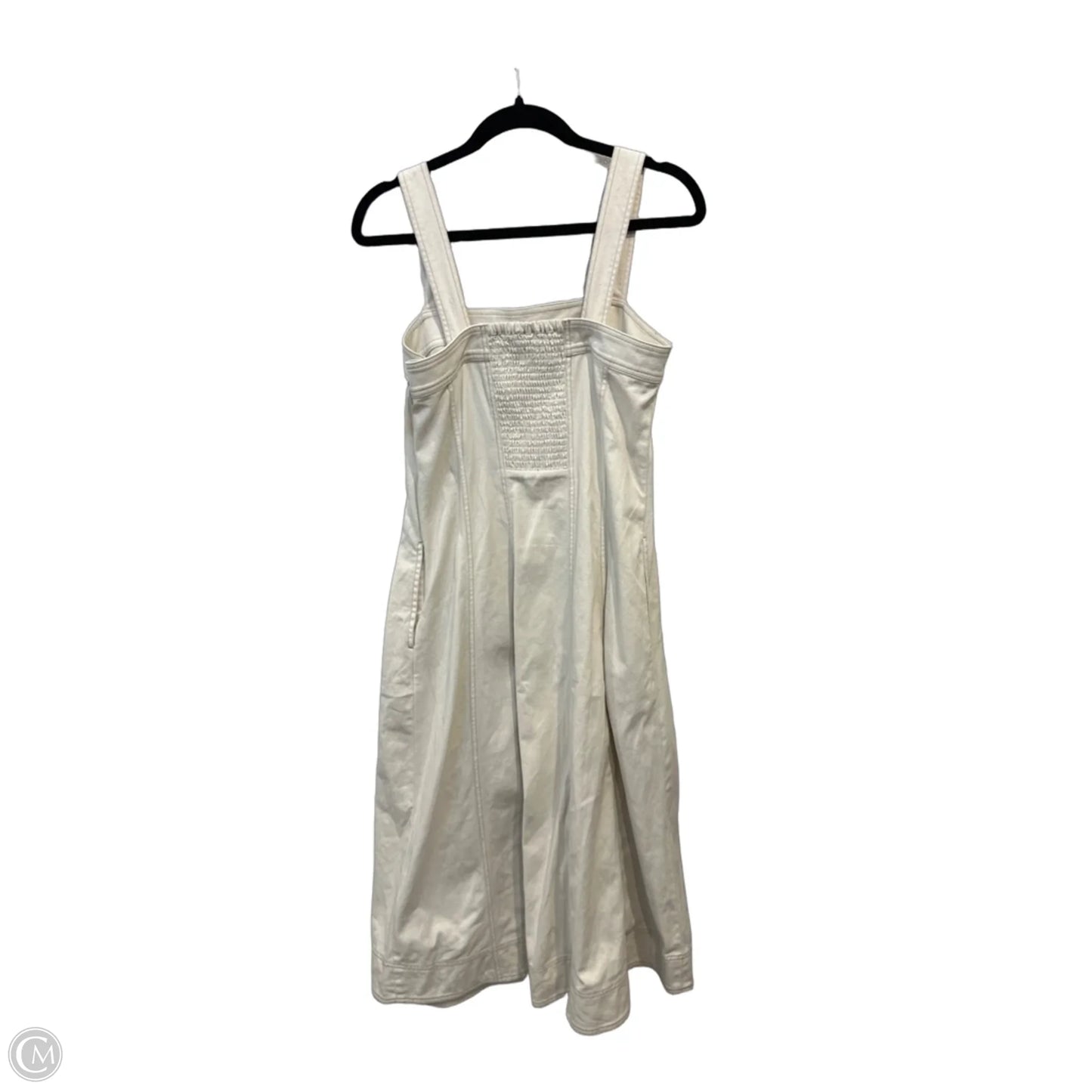 Dress Casual Midi By Ariat In Cream, Size: M