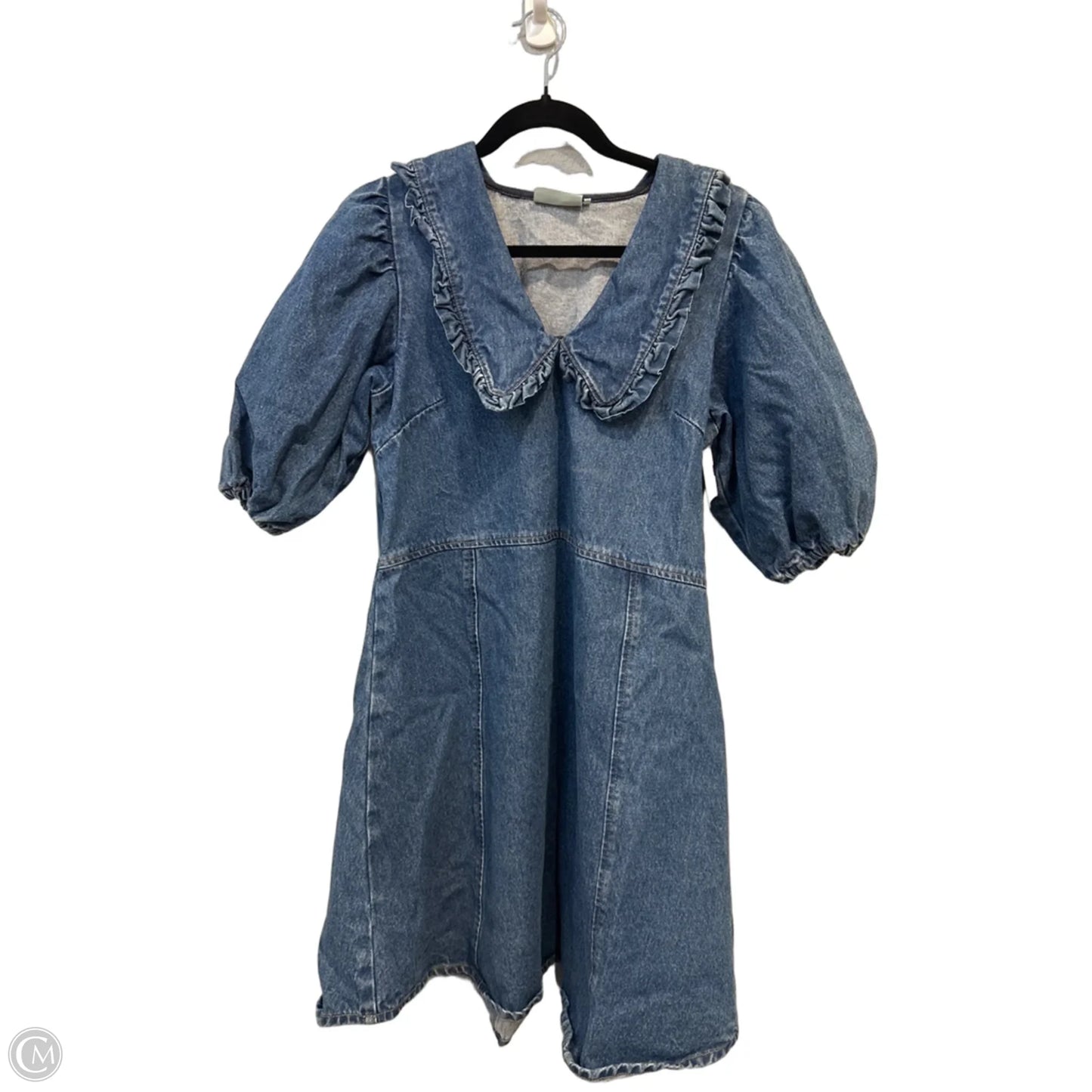 Dress Casual Short By Clothes Mentor In Blue Denim, Size: S