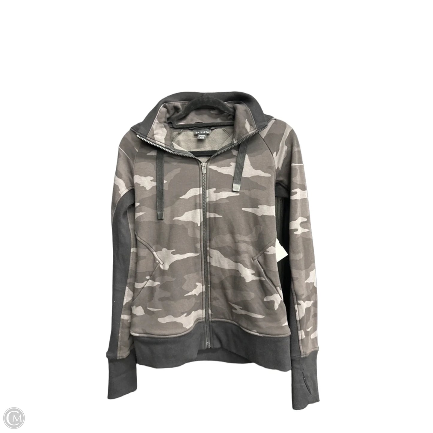 Athletic Jacket By Athleta In Camouflage Print, Size: Xxs