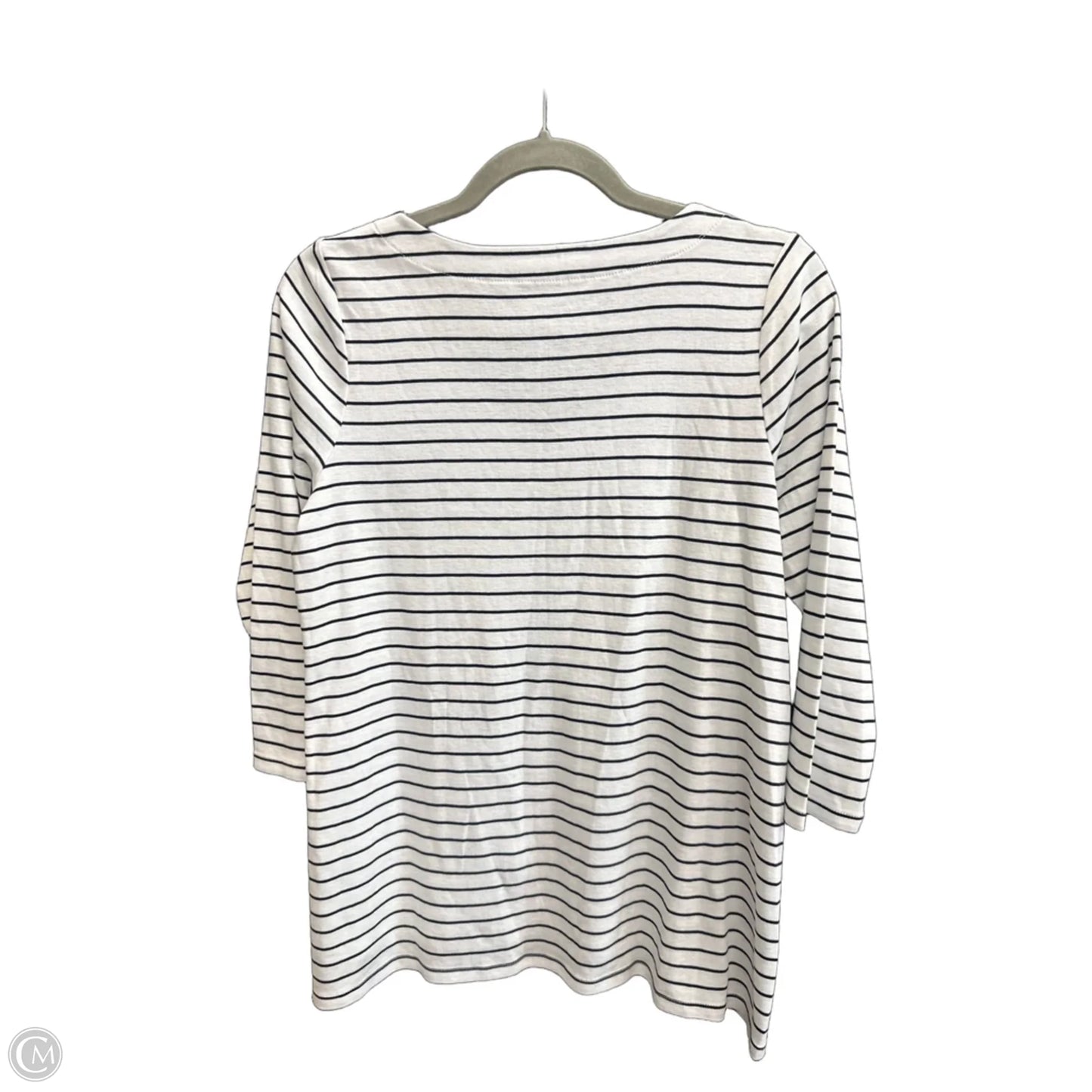 Top 3/4 Sleeve By J. Jill In Striped Pattern, Size: S
