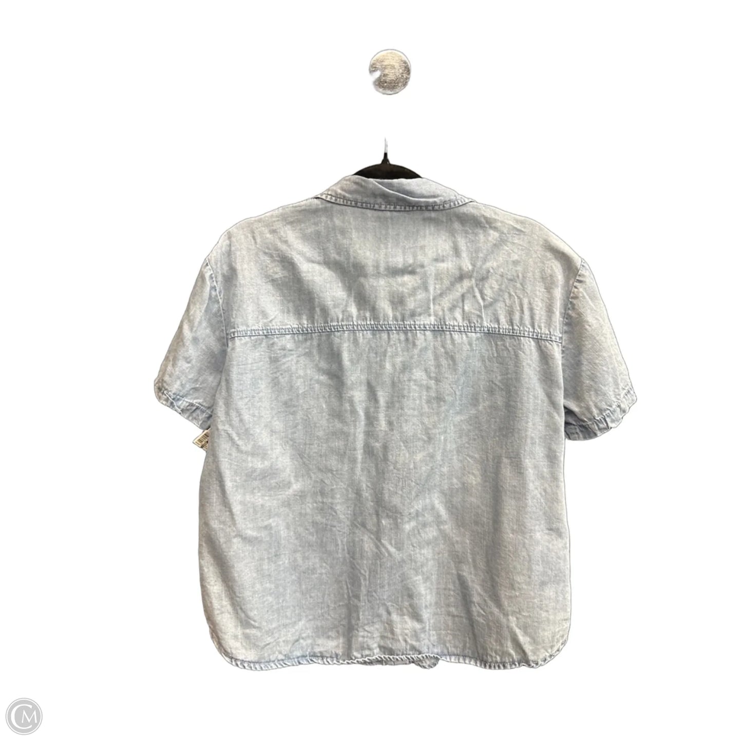 Top Short Sleeve By Jane And Delancey In Blue Denim, Size: Xs
