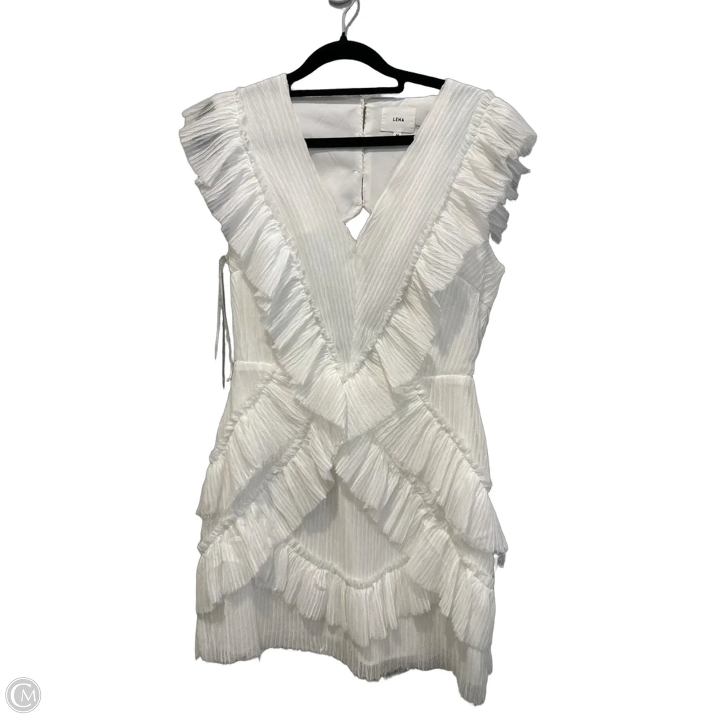Dress Casual Short By Clothes Mentor In White, Size: M
