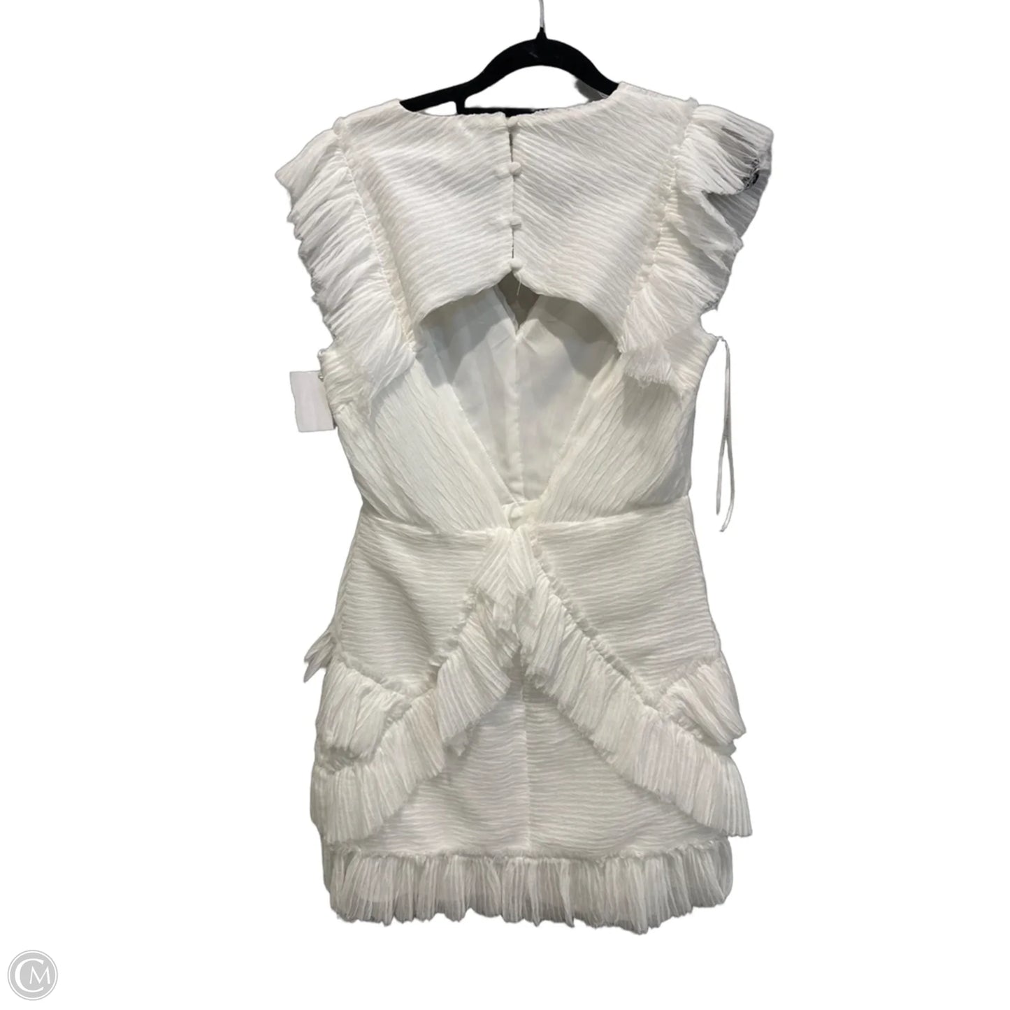 Dress Casual Short By Clothes Mentor In White, Size: M
