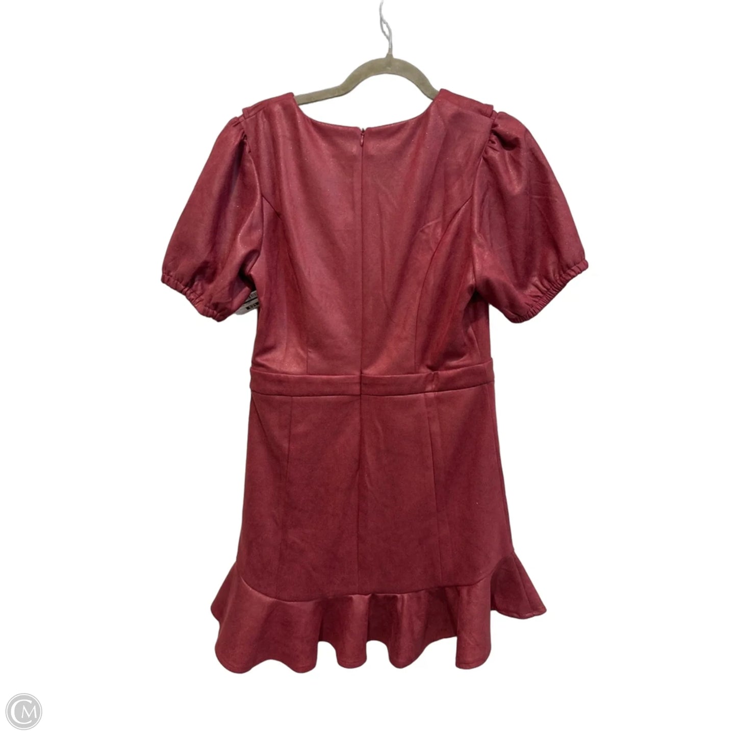 Dress Casual Short By Voy In Maroon, Size: L