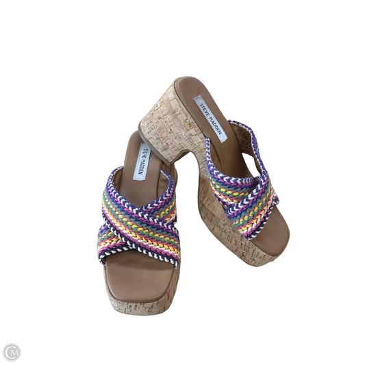 Shoes Heels Block By Steve Madden In Multi-colored, Size: 8.5