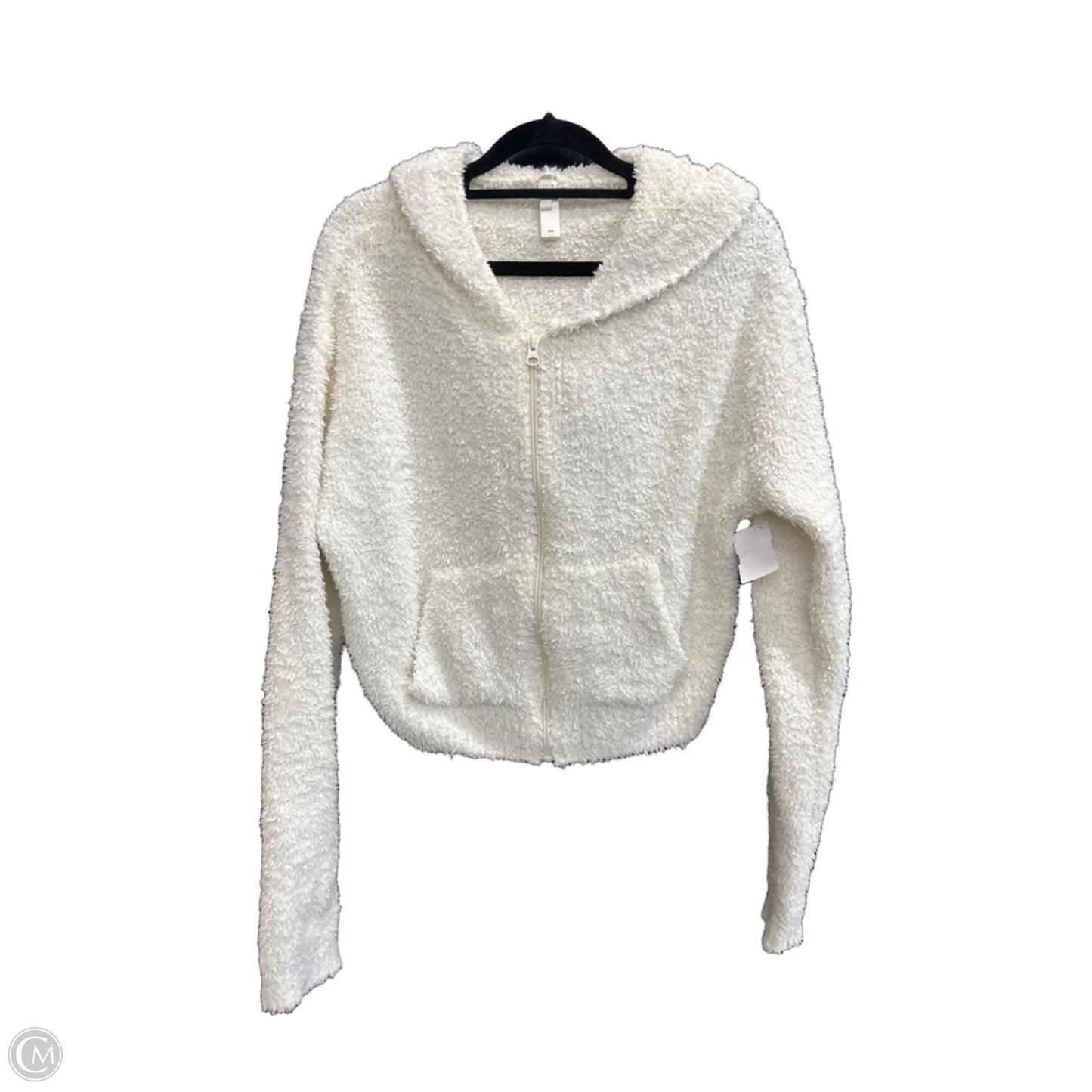 Jacket Faux Fur & Sherpa By Skims In Cream, Size: S