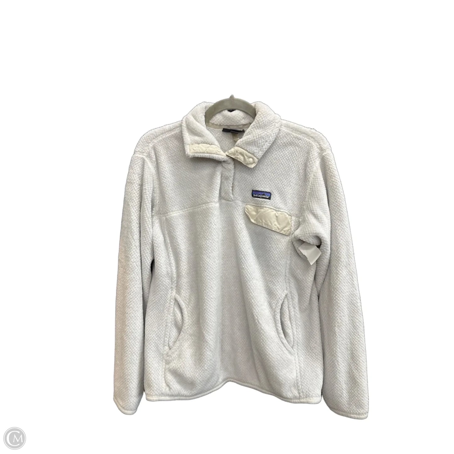Jacket Faux Fur & Sherpa By Patagonia In White, Size: L