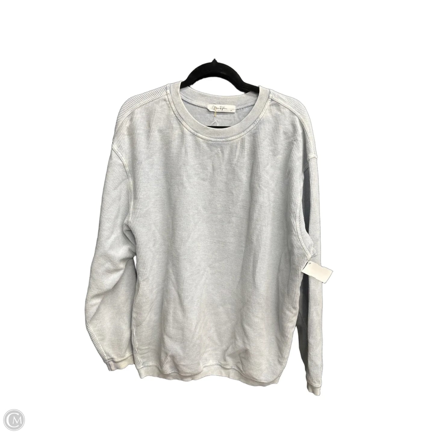 Top Long Sleeve By Clothes Mentor In Grey, Size: M