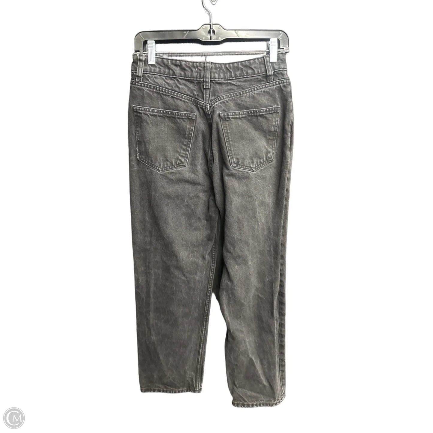 Jeans Straight By Zara In Black Denim, Size: 6