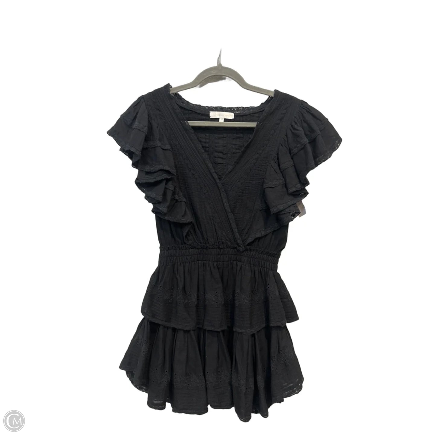 Dress Casual Short By Loveshackfancy In Black, Size: Xs