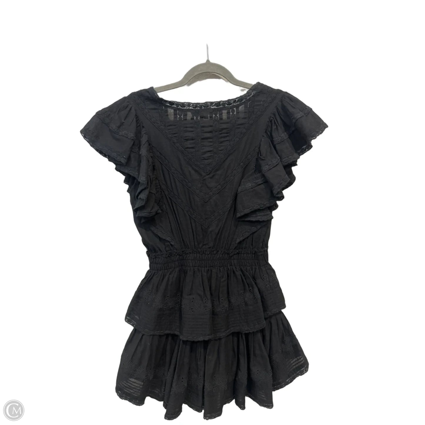 Dress Casual Short By Loveshackfancy In Black, Size: Xs