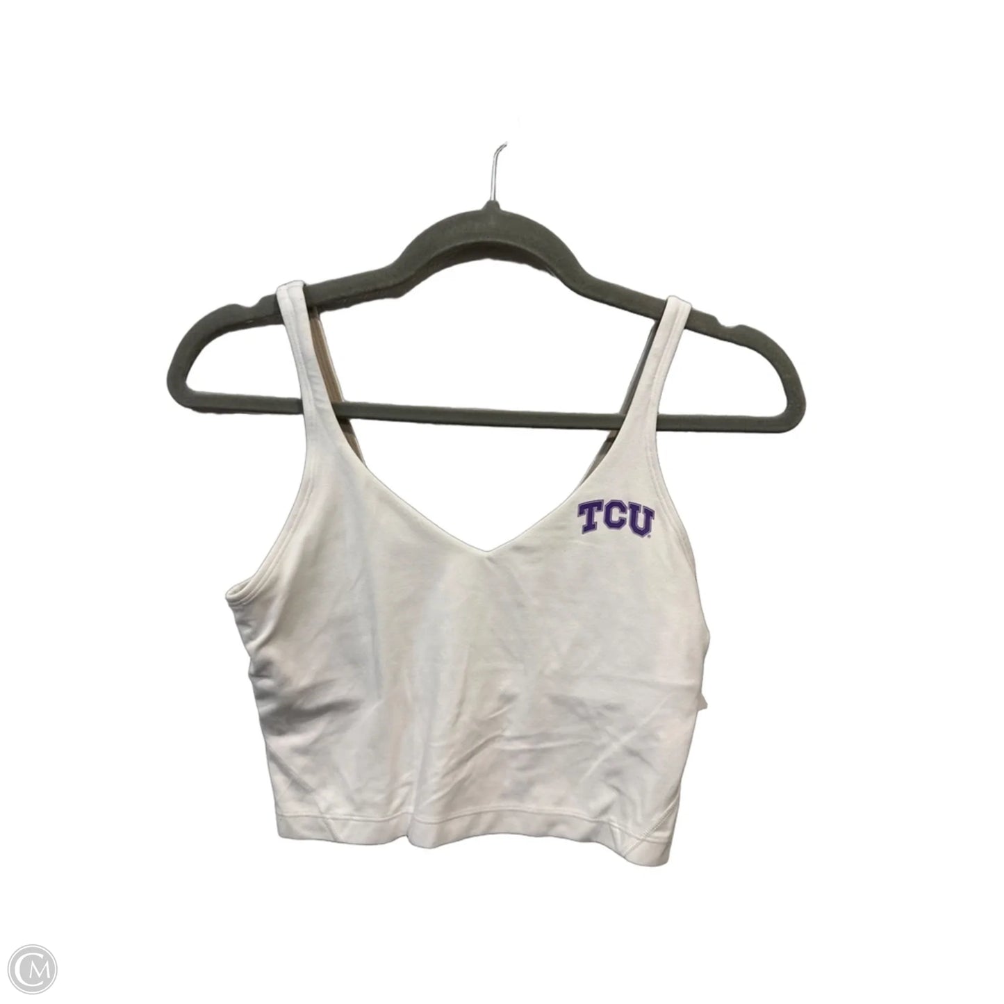 Athletic Tank Top By Lululemon In White, Size: S