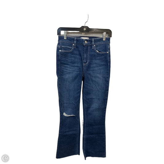 Jeans Flared By Paige In Blue Denim, Size: 2