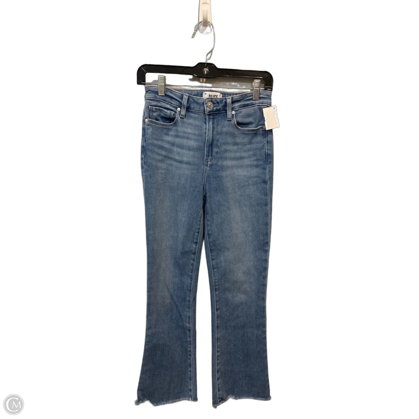 Jeans Flared By Paige In Blue Denim, Size: 2