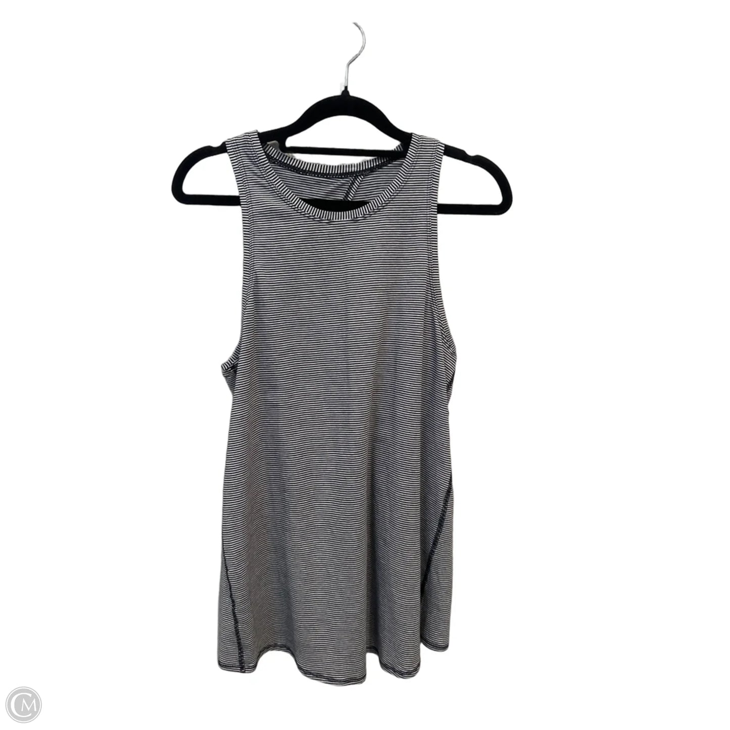 Athletic Tank Top By Lululemon In Striped Pattern, Size: S