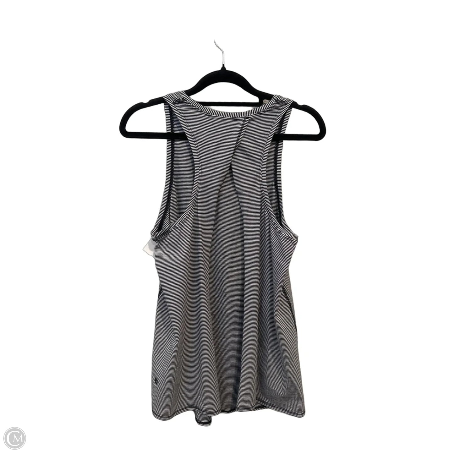 Athletic Tank Top By Lululemon In Striped Pattern, Size: S
